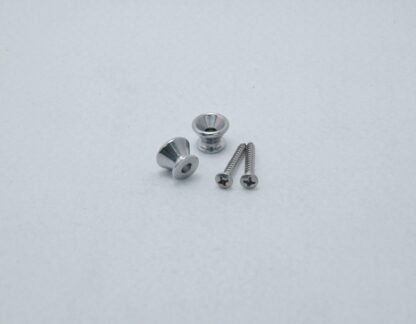 Callaham Stainless Steel Strap Buttons with 2 stainless steel screws.