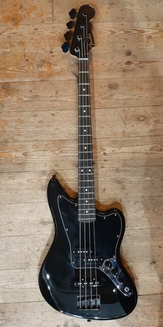 Fender Ltd Edition Jaguar Bass Black w/Matching Headstock, Ebony Fretboard #MX22083639 (2022)
