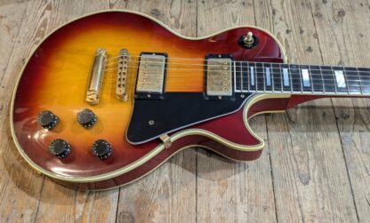 Gibson Les Paul Custom Cherry Sunburst (1984) CCGX Refret - Image 2