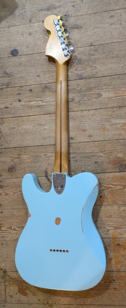 Fender Vintera Roadworn 72 Telecaster Deluxe Reissue Daphne Blue (2020) - Image 4