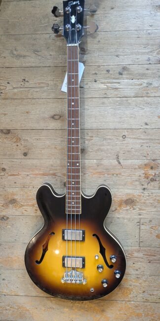 Gibson ES 335 Bass Sunburst with Case and COA (2013)