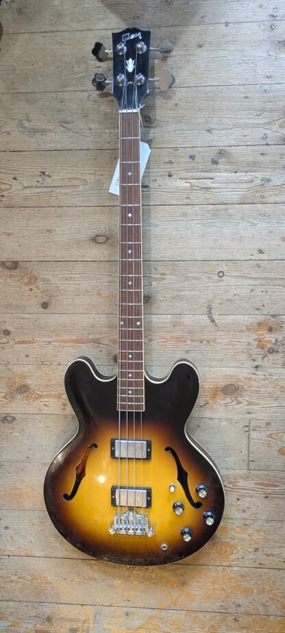 Gibson ES 335 Bass Sunburst with Case and COA (2013)