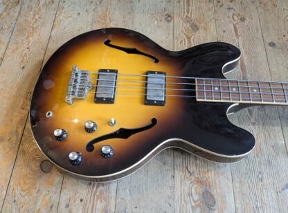 Gibson ES 335 Bass Sunburst with Case and COA (2013) - Image 2