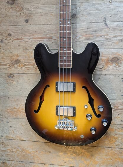 Gibson ES 335 Bass Sunburst with Case and COA (2013) - Image 3