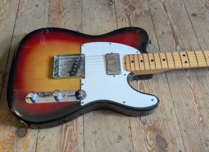 Fender Telecaster Sunburst with Maple Neck (circa 1974/75) with added 80s Seymour Duncan '59 Humbucker - Image 3