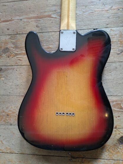 Fender Telecaster Sunburst with Maple Neck (circa 1974/75) with added 80s Seymour Duncan '59 Humbucker - Image 4