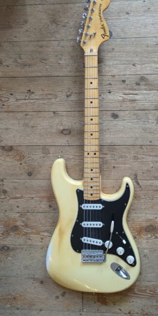 Fender Stratocaster Olympic White circa 1975 ##677375 CCGX refret