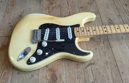 Fender Stratocaster Olympic White circa 1975 ##677375 CCGX refret - Image 6