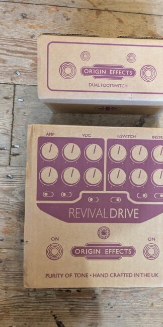Origin Effects Revival Drive Custom With Origin Effects Foot Controller, both Boxed
