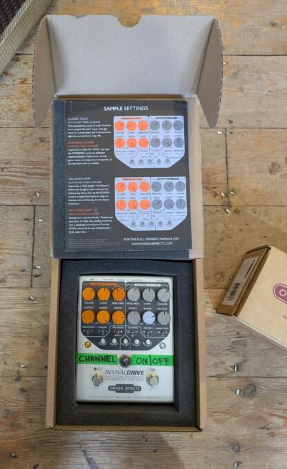 Origin Effects Revival Drive Custom With Origin Effects Foot Controller, both Boxed - Image 3