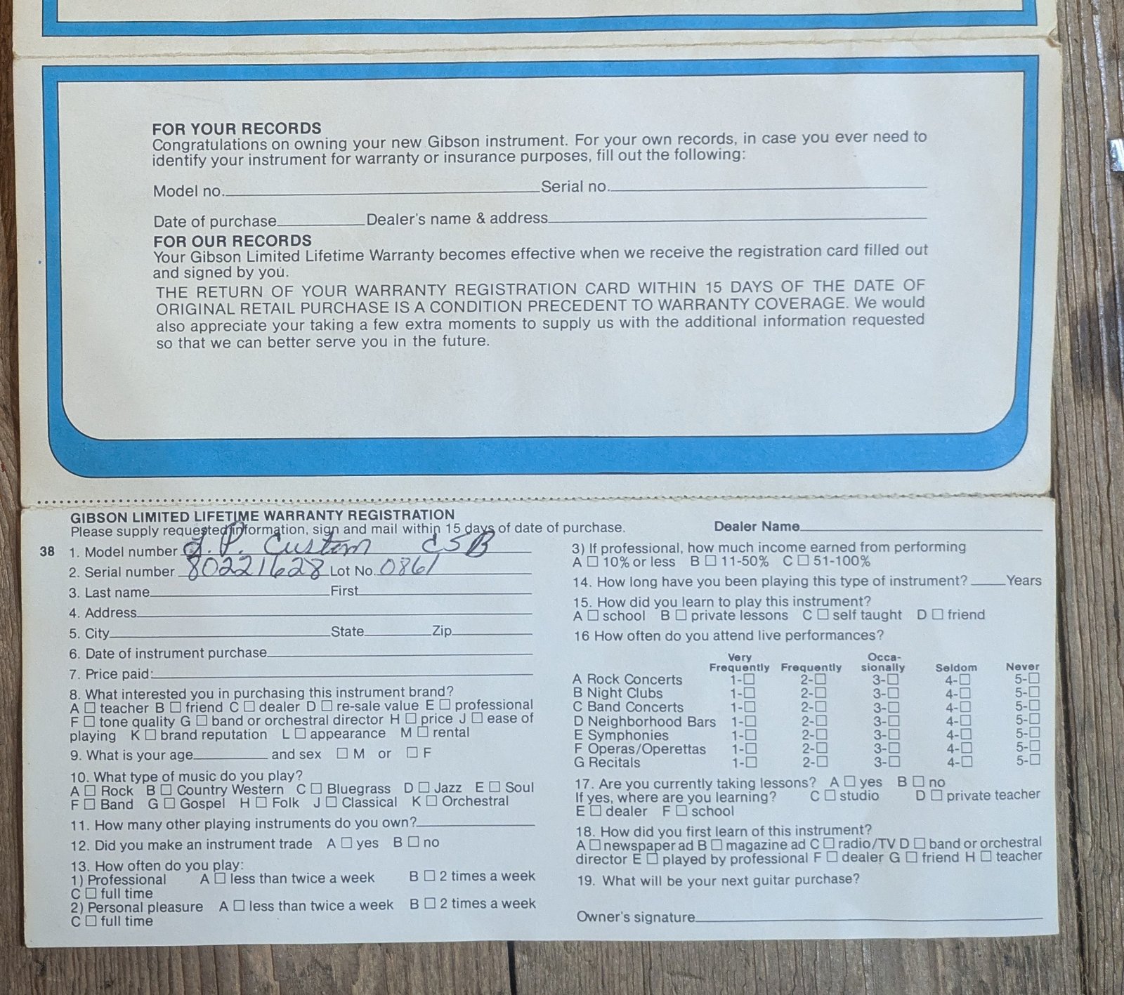 Gibson Les Paul Custom Cherry Sunburst (1981) - Image 6