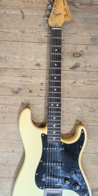 Fender Stratocaster Hardtail/Non term Olympic White Rosewood board (1979)