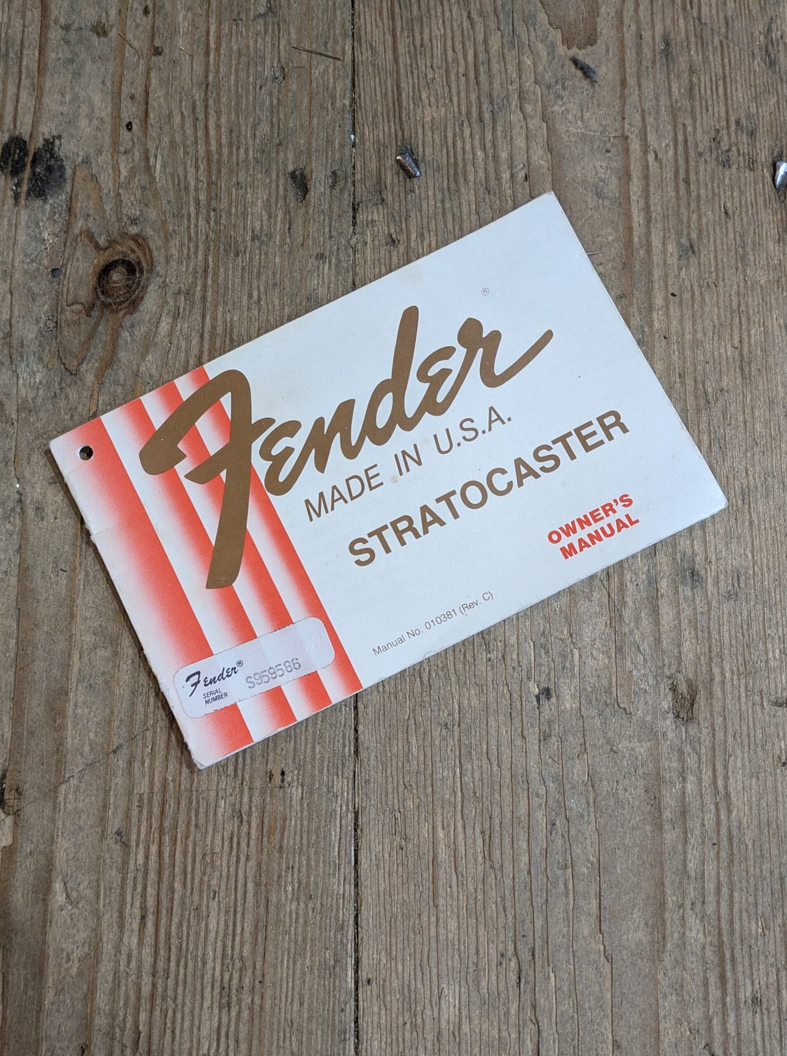 Fender Stratocaster Hardtail/Non term Olympic White Rosewood board (1979) - Image 8