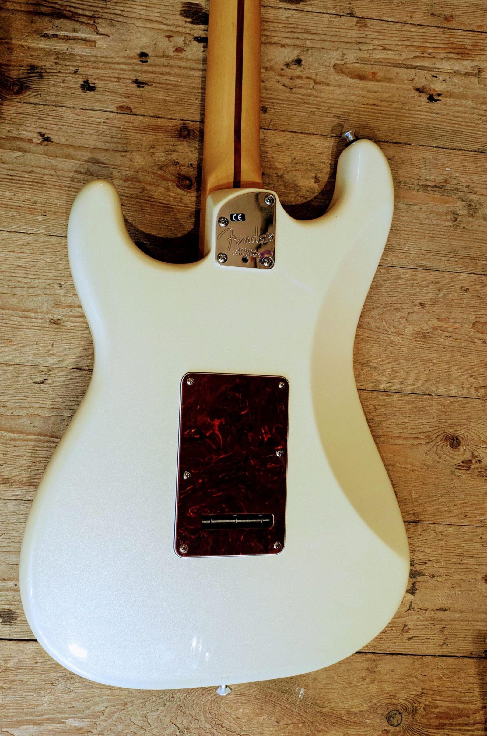 Fender American Deluxe Stratocaster Blizzard Pearl MN (2014) - Image 3