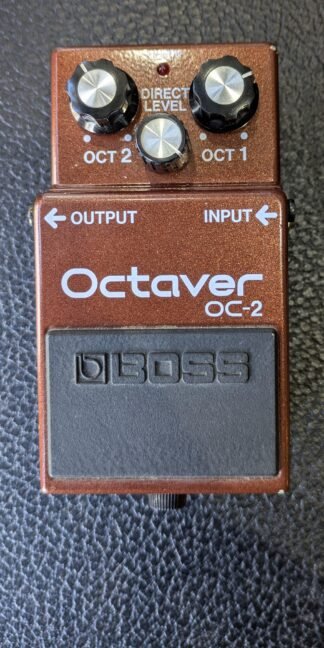 Boss OC-2 Made in Japan, Black Label, boxed, manual, merch