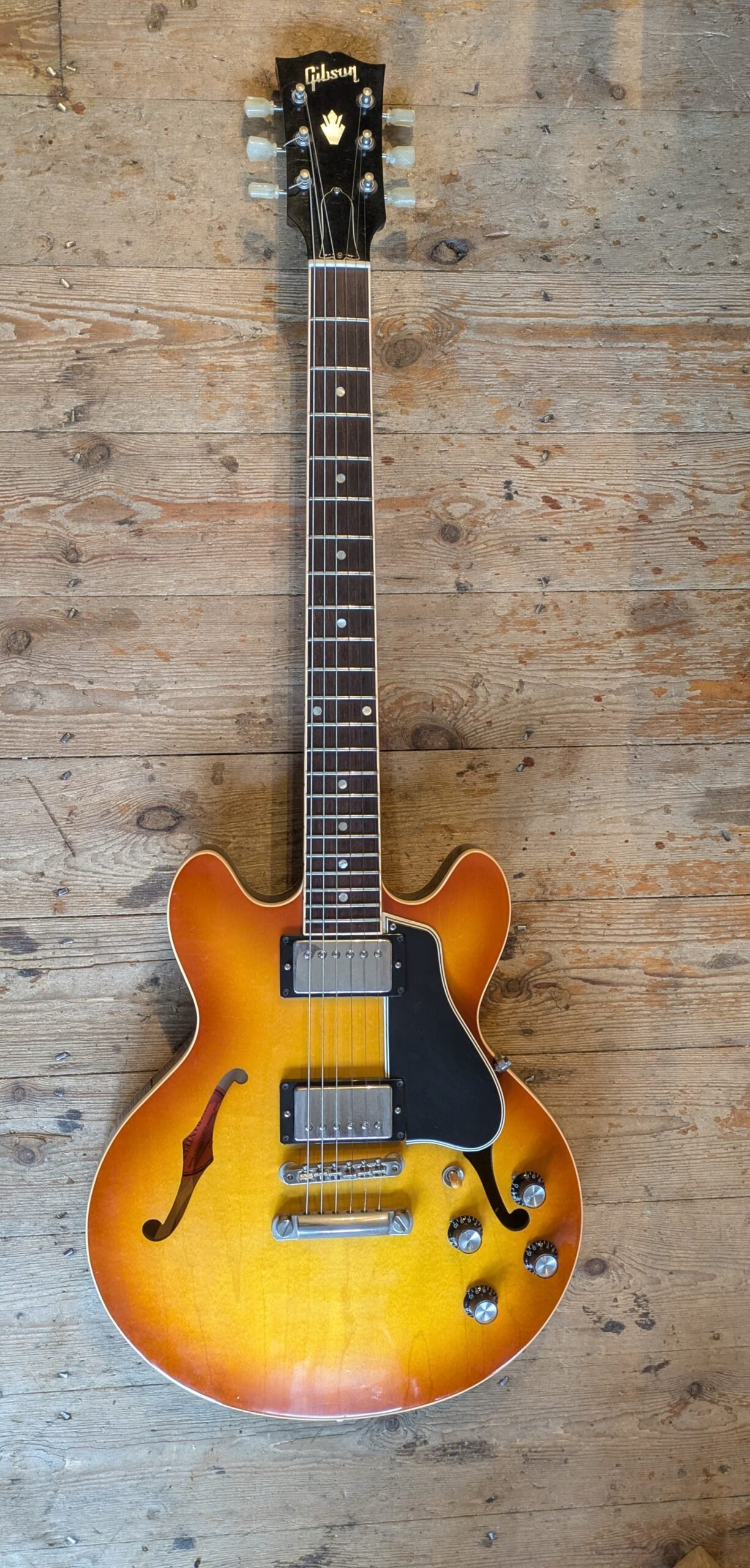 Gibson ES-339 Custom Tangerine Burst #CS 050702, Lollar Upgrade