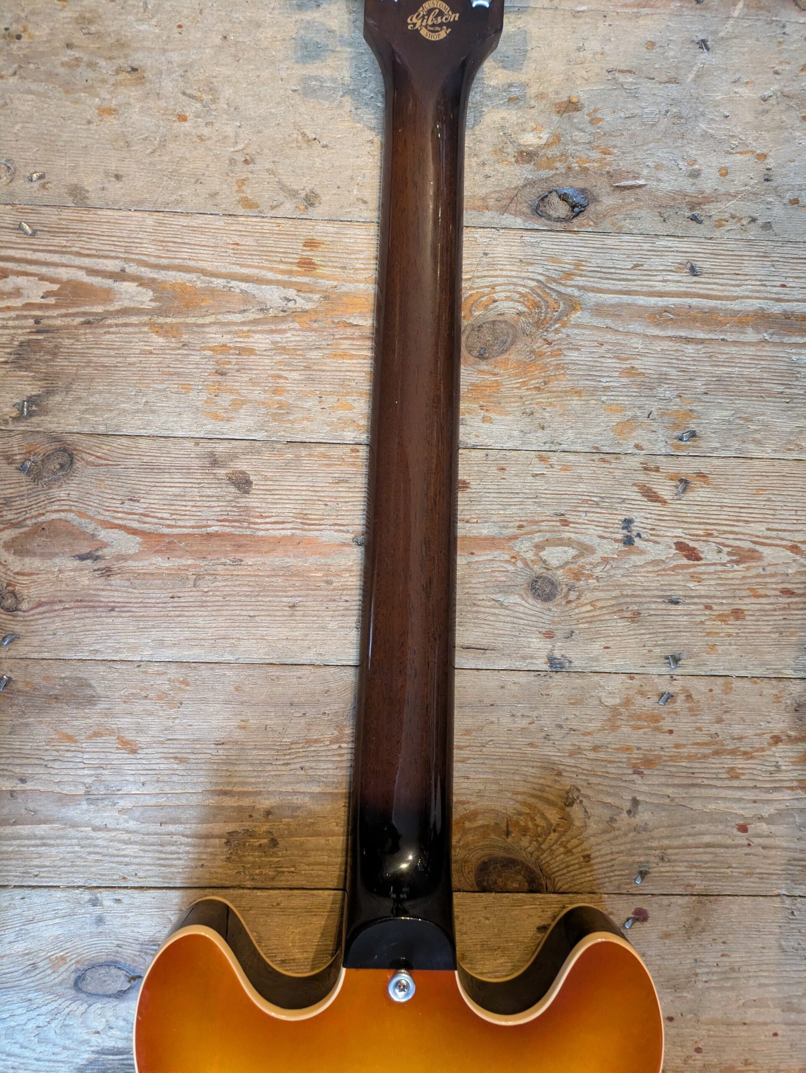 Gibson ES-339 Custom Tangerine Burst #CS 050702, Lollar Upgrade - Image 4