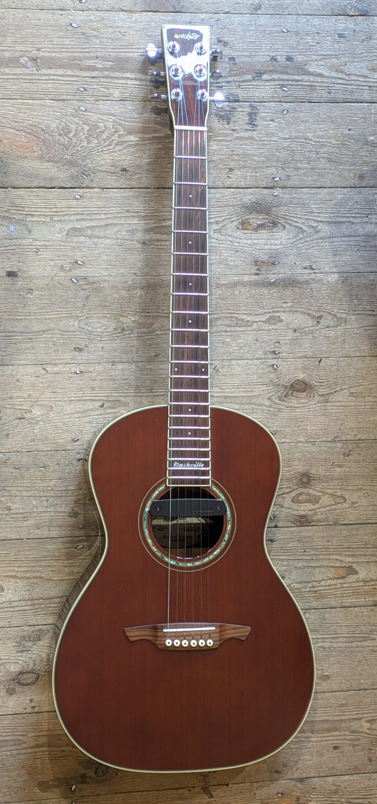 Wechter Hi Strung Nashville with original case (c.2000s), lightweight and compact