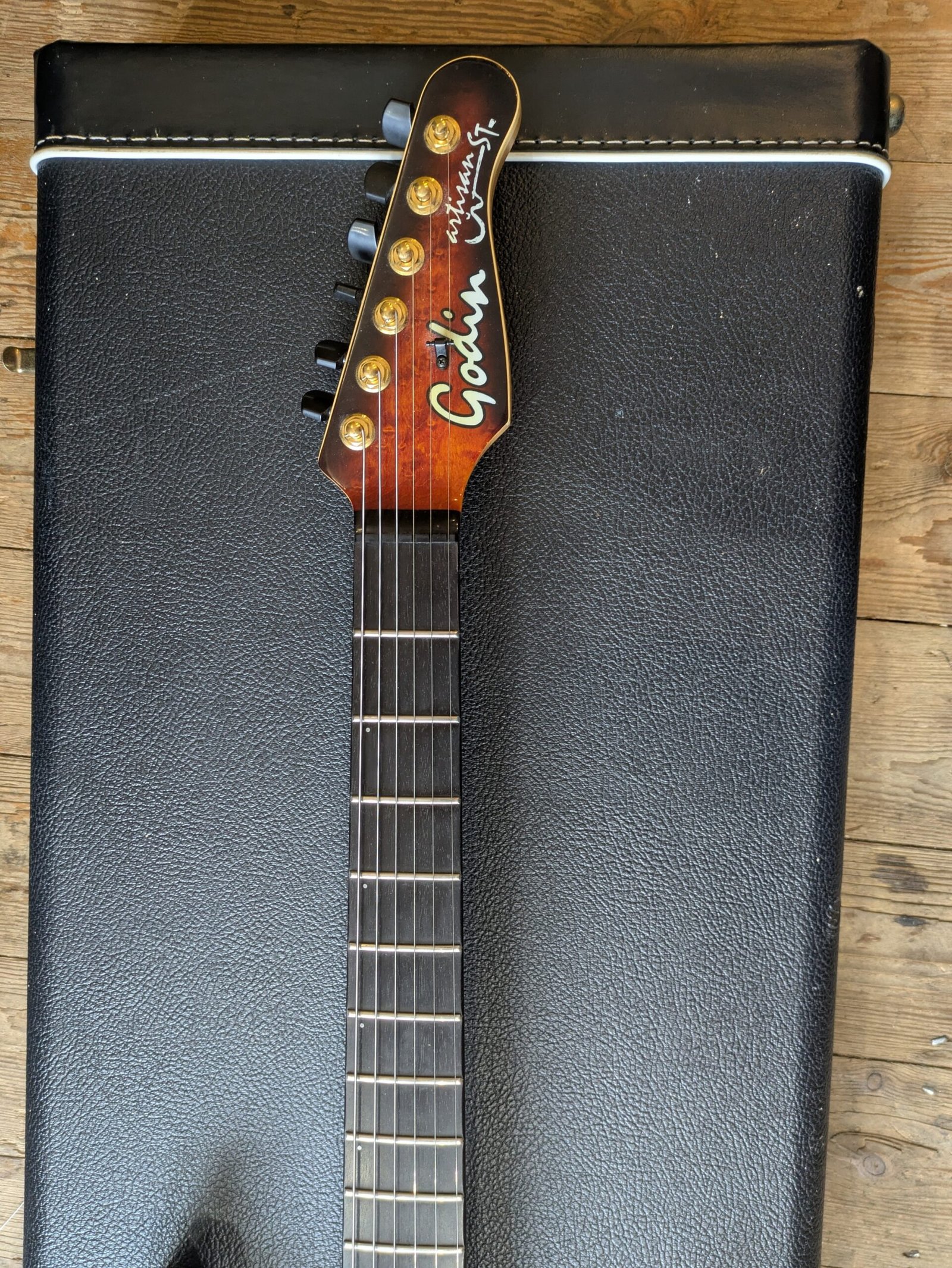 Godin Artisan ST1 with case Rare Premium Godin Electric(circa '95) - Image 5