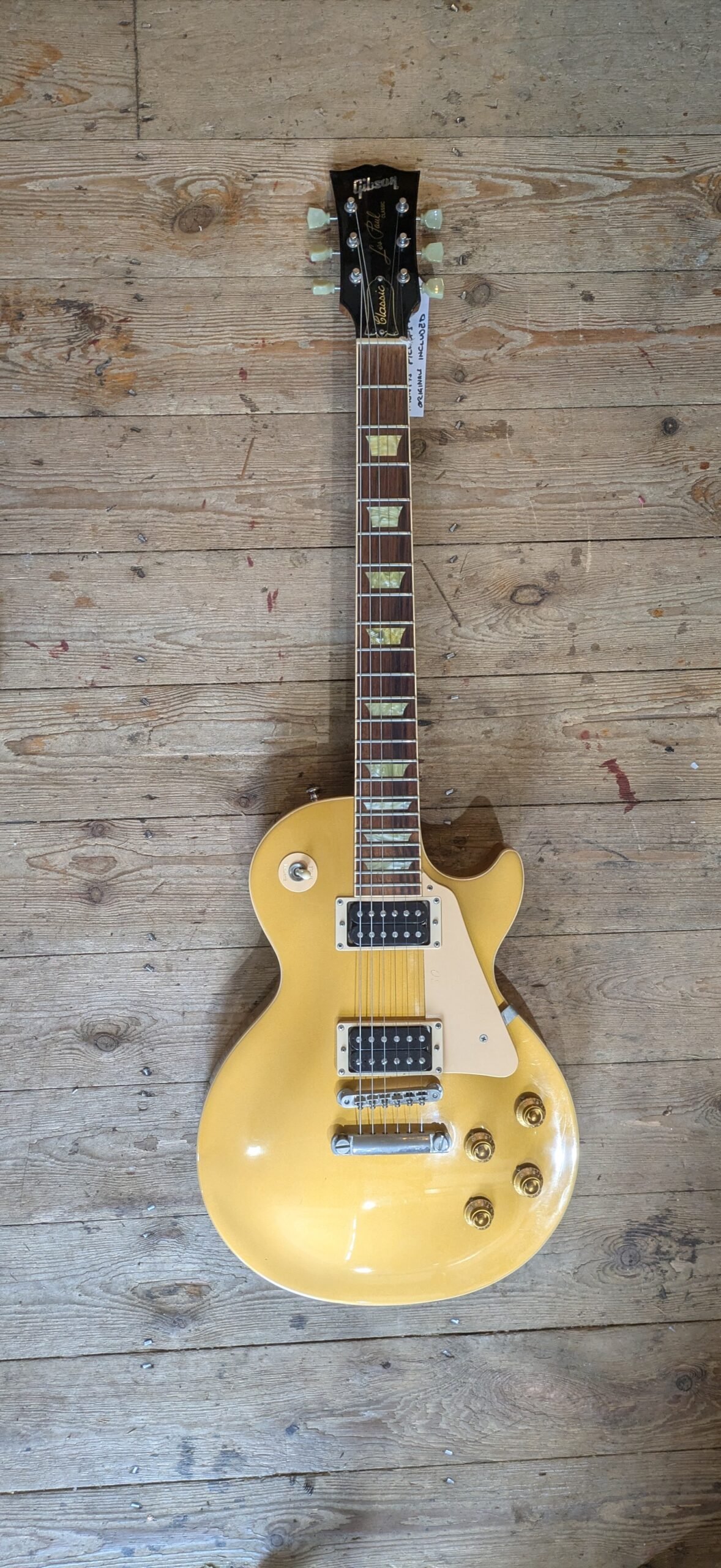 Gibson Les Paul Classic, Gold Top (1990's) with Monty's Pickup Upgrades